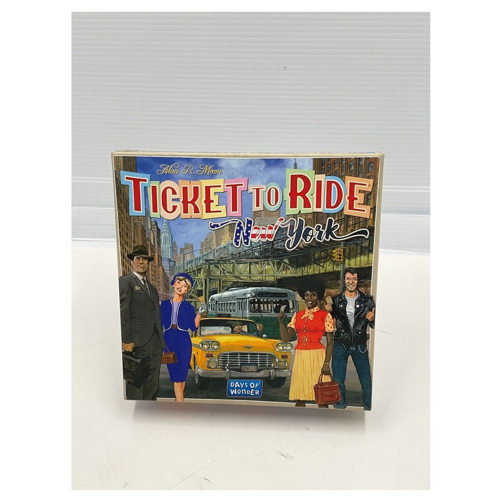 Days of Wonder Ticket to Ride New York Board Game 1960s Theme New Sealed 720060